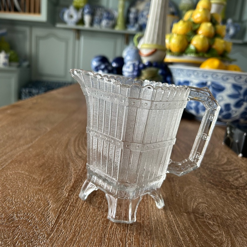 Elegant Clear Glass Pitcher